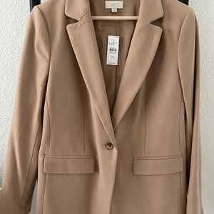 NWT Camel Blazer LOFT size 10